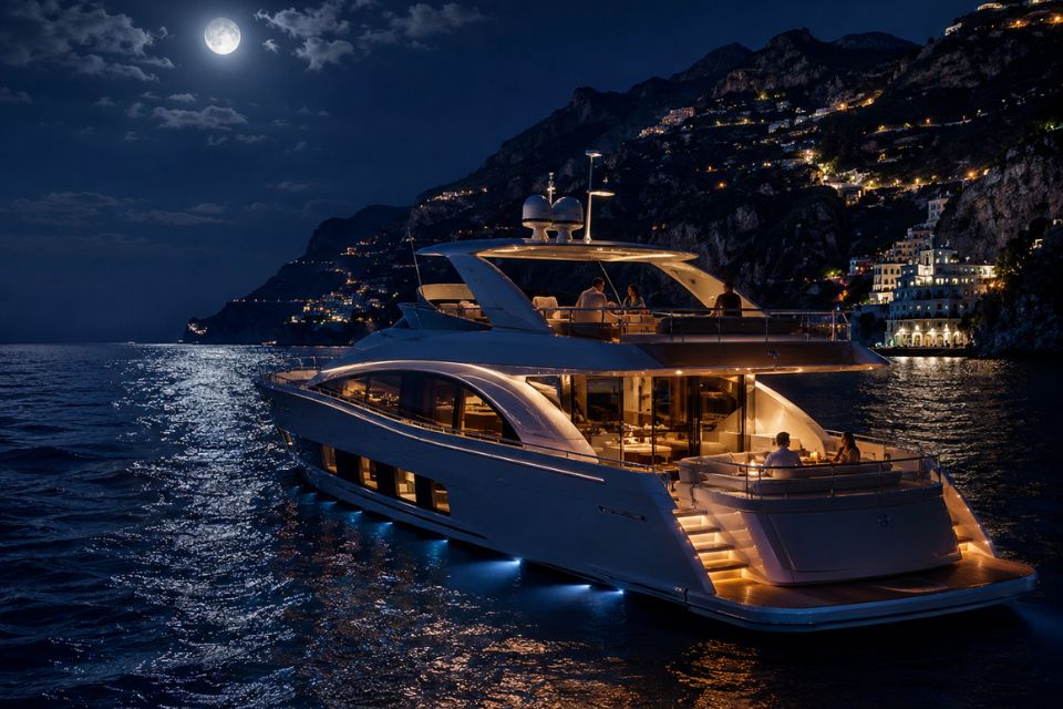 Crociere di notte a bordo